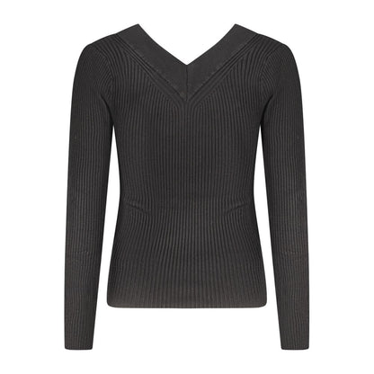 Guess Jeans Black Viscosa Women Sweater