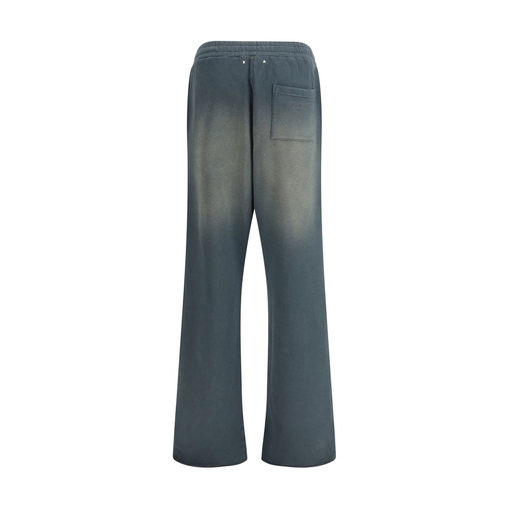 Golden Goose Blue Cotton Casual Pants