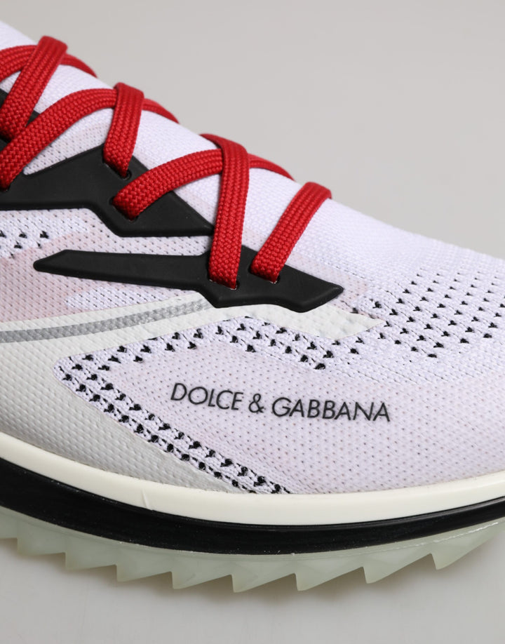 Dolce &amp; Gabbana White SORRENTO Sport Stretch Sneakers Shoes