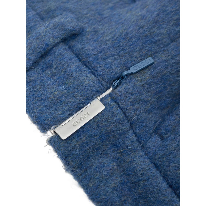 Gucci Blue Wool Shorts