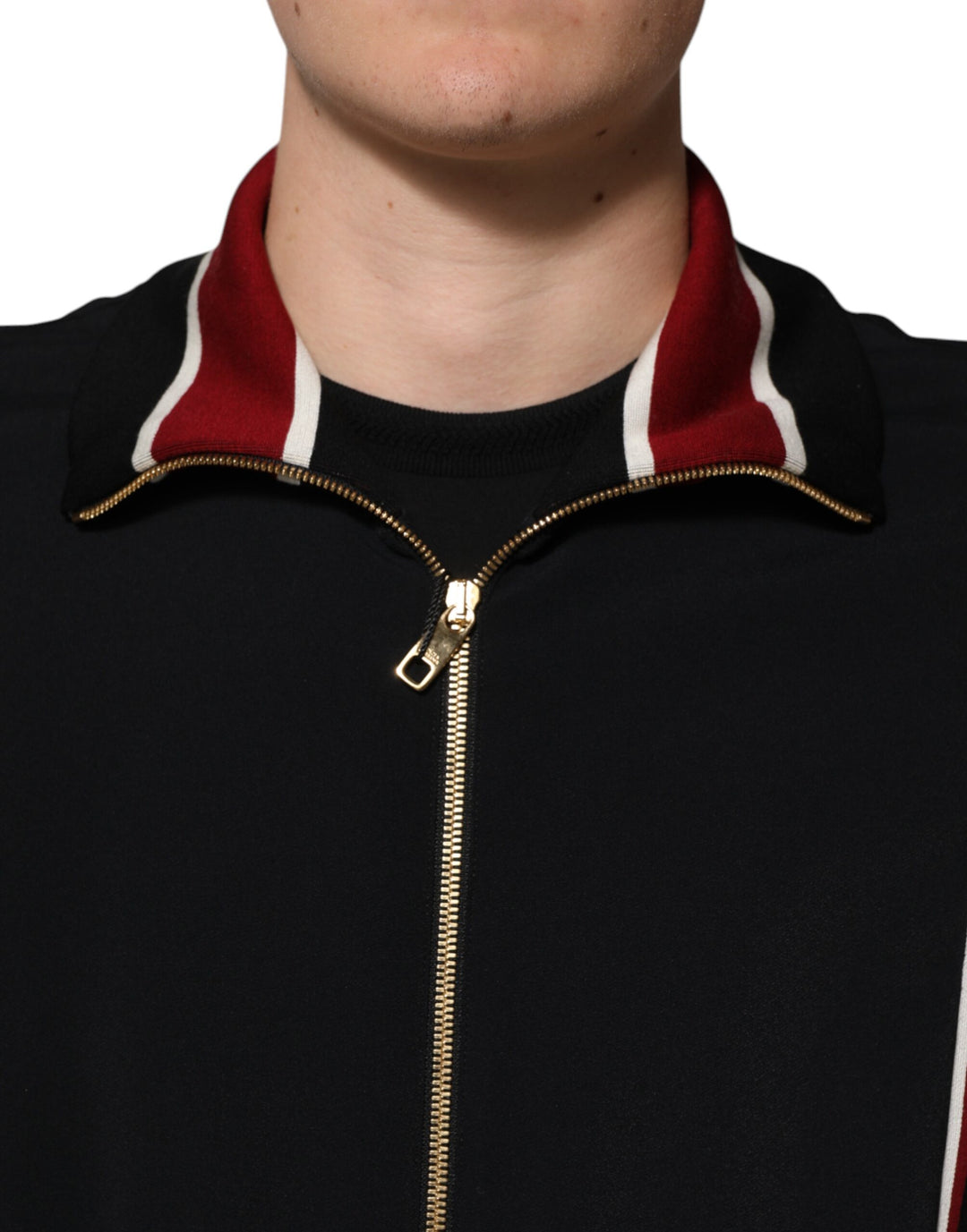 Dolce &amp; Gabbana Black DG King Full Zip Sweatshirt  Sweater