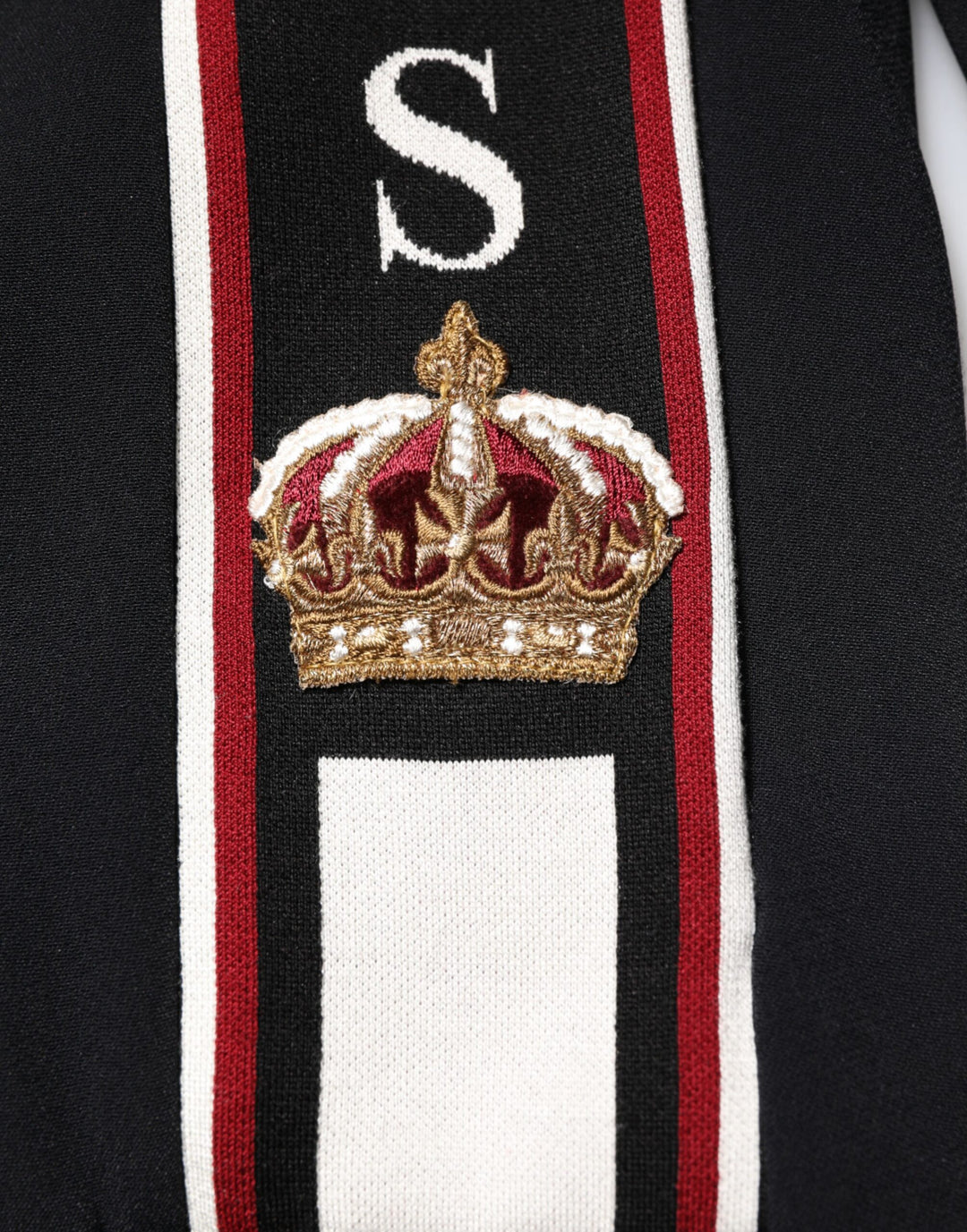 Dolce &amp; Gabbana Black DG King Full Zip Sweatshirt  Sweater