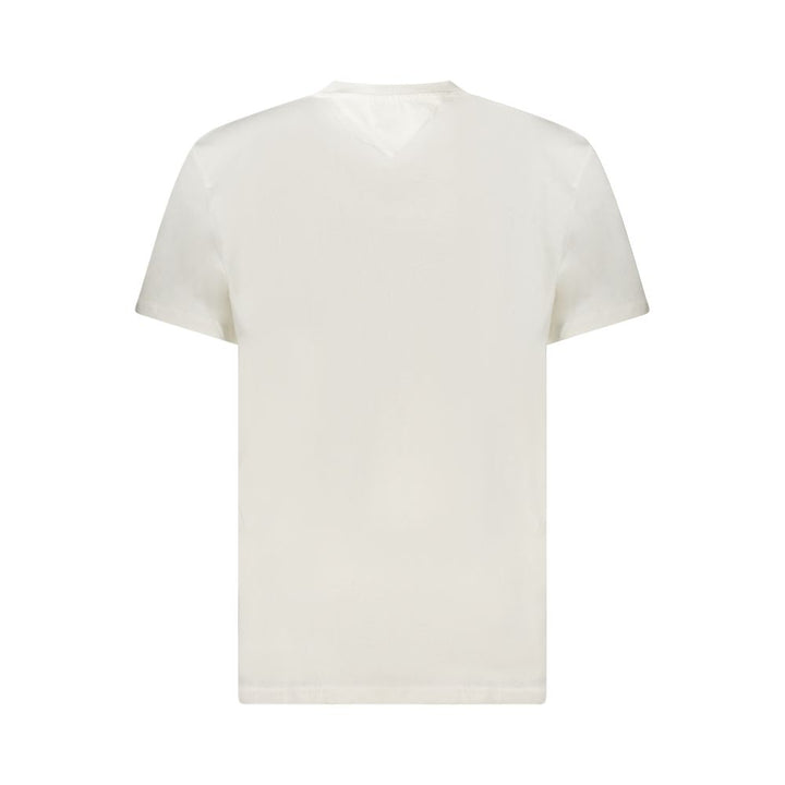 Tommy Hilfiger Bianco Cotton Men T-Shirt