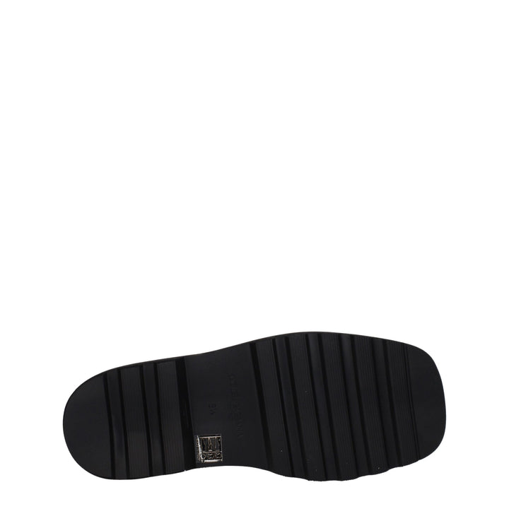 Dolce &amp; Gabbana Black Leather Oxfords And Derbies