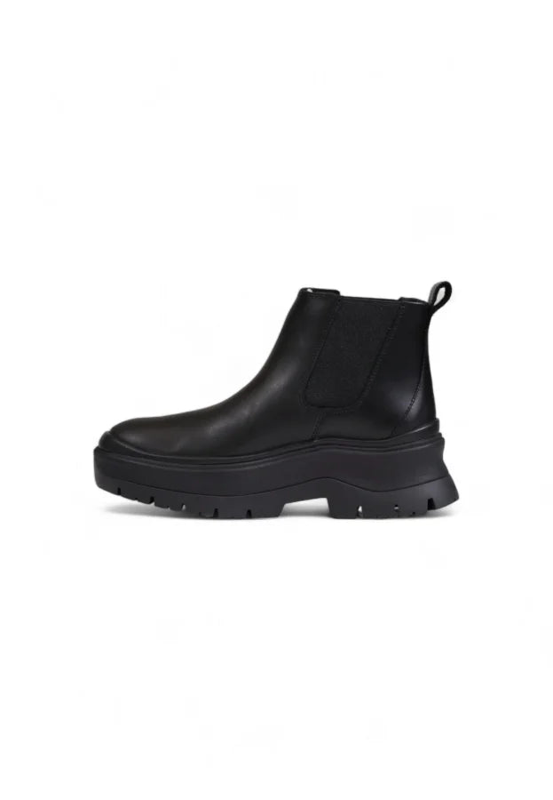 Timberland Black Leather Ankle Boots