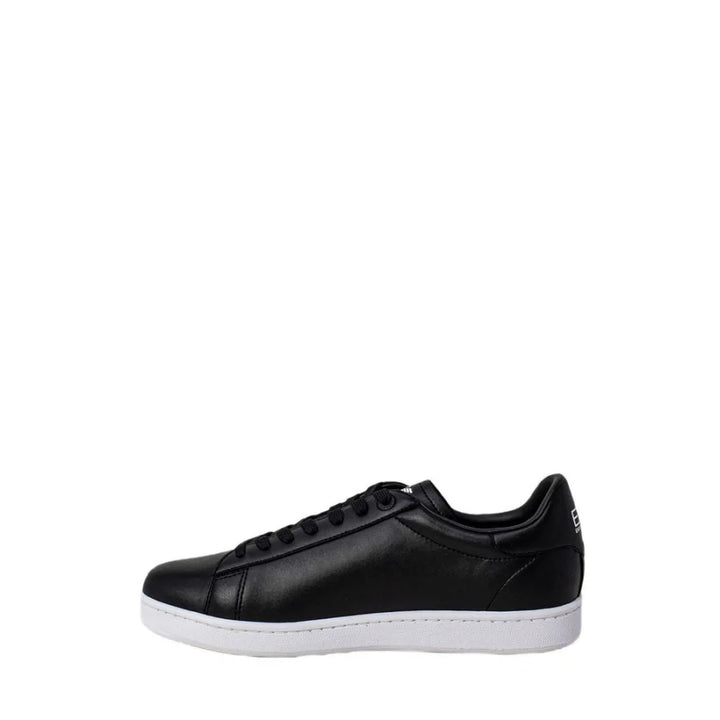 EA7 Emporio Armani Black And White Polyethylene Low Top Sneakers