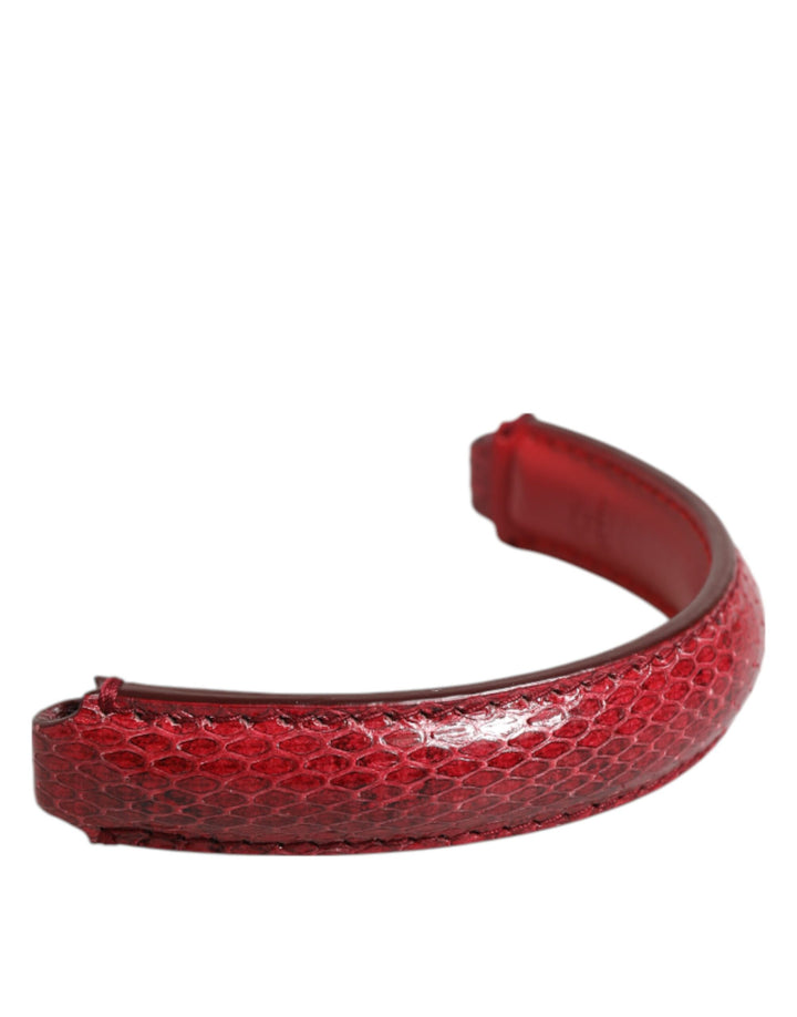 Dolce &amp; Gabbana Red Small Ayers Leather Bag Handle Women Shoulder Strap
