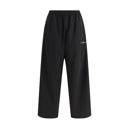 Balenciaga Black Polyester Casual Pants