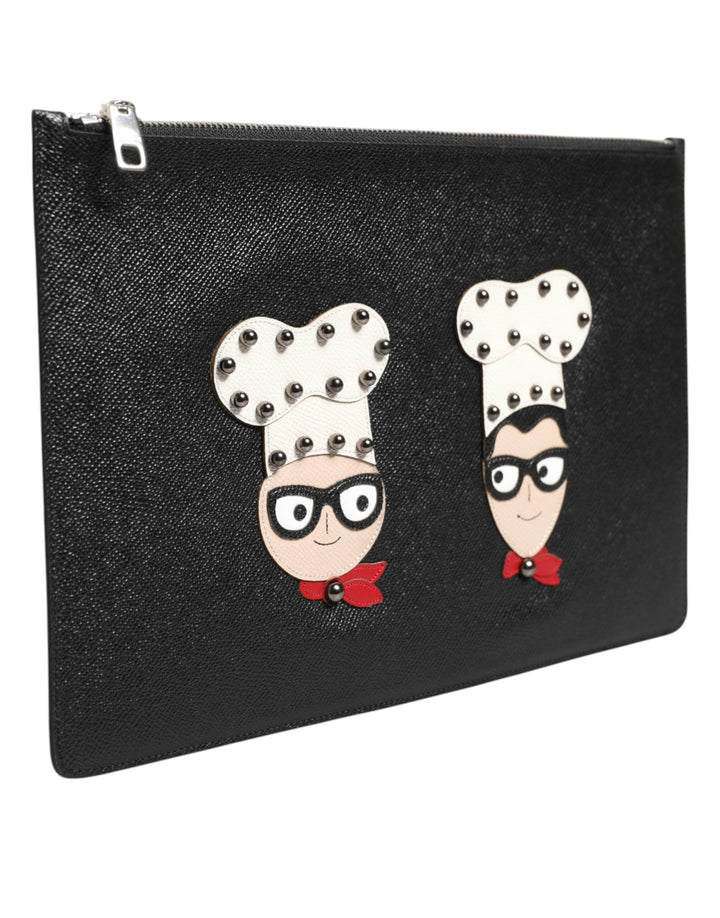 Dolce &amp; Gabbana Black Leather 