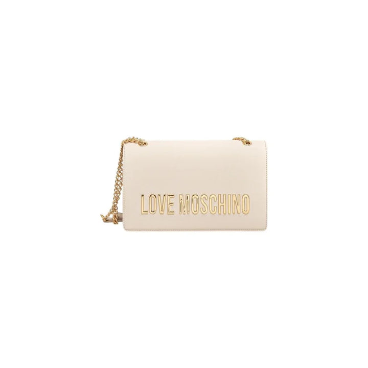 Love Moschino Beige Polyethylene Handbag