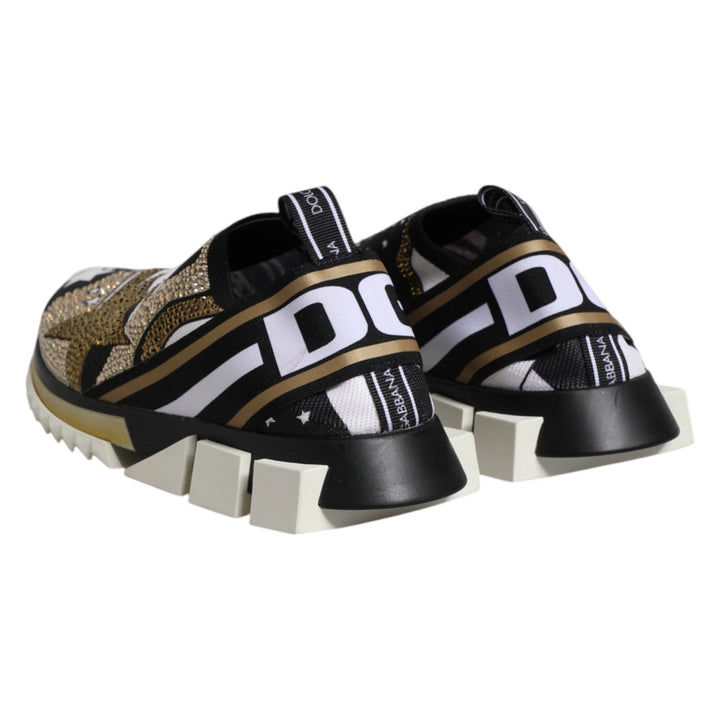 Dolce &amp; Gabbana Multicolor Sorrento Low Top Sneakers Shoes
