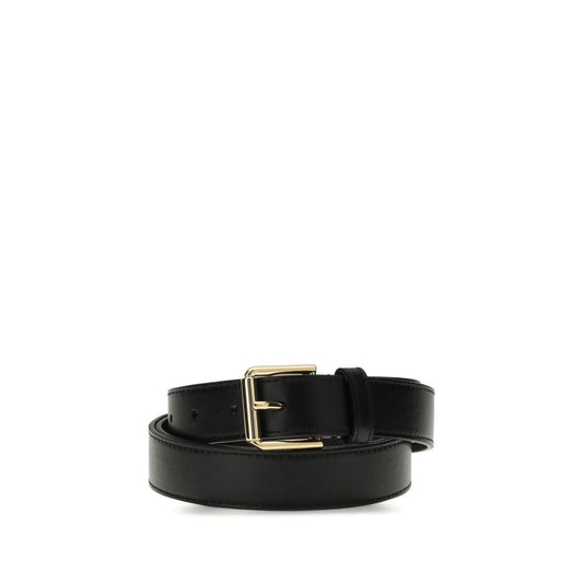 Givenchy Black Calf Leather Bos Taurus Regular Belt