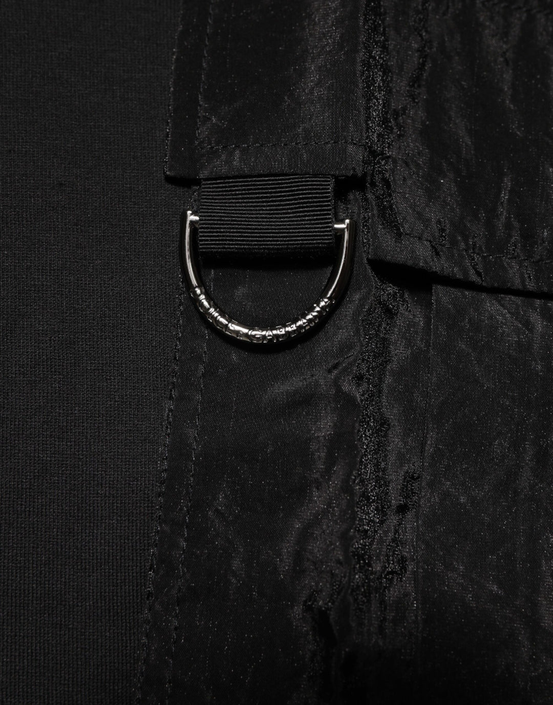 Dolce &amp; Gabbana Black Cotton Embroidered DG Logo Pocket T-shirt