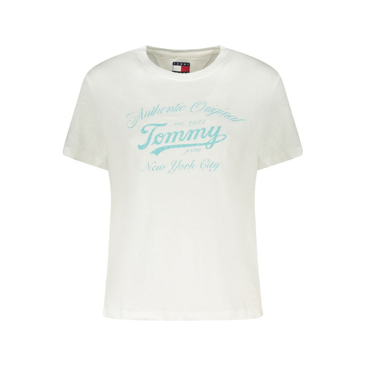 Tommy Hilfiger Bianco Cotton Women T-Shirt