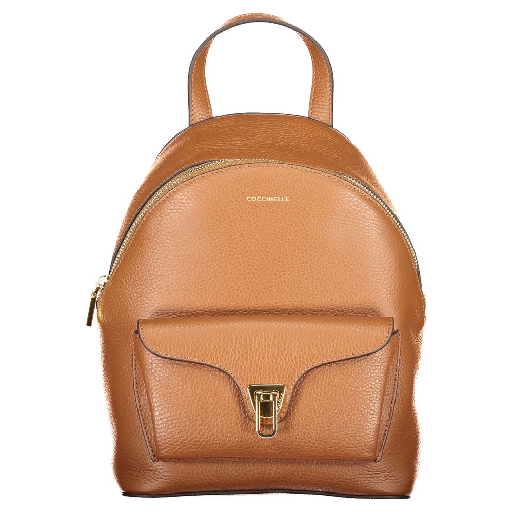 Coccinelle - Marrone Leather Women Backpack
