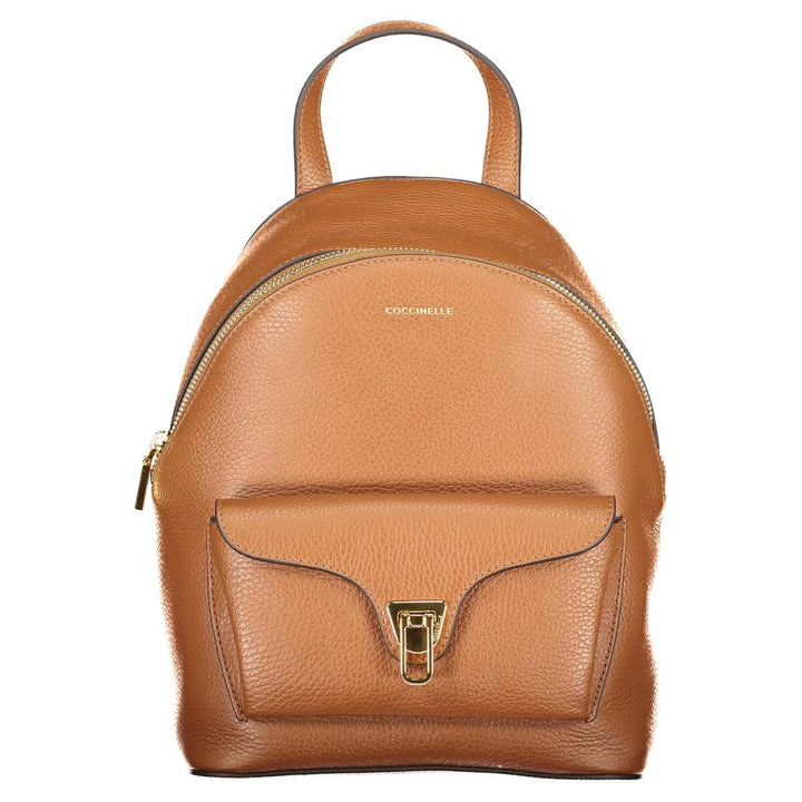 Coccinelle - Marrone Leather Women Backpack