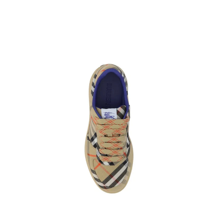 Burberry Beige Polyester Low Top Sneakers