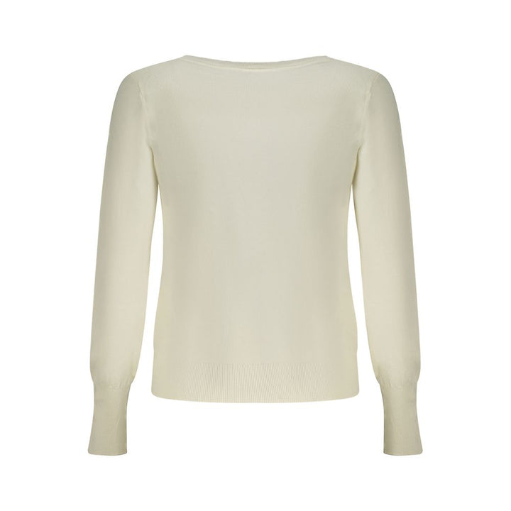 Guess Jeans Bianco Viscosa Womens Cardigan