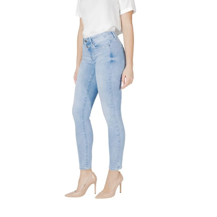 Street One Light Blue Cotton Skinny Jeans