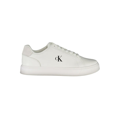 Calvin Klein Bianco Polyurethane Men Sneaker