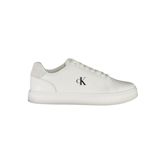 Calvin Klein Bianco Polyurethane Men Sneaker