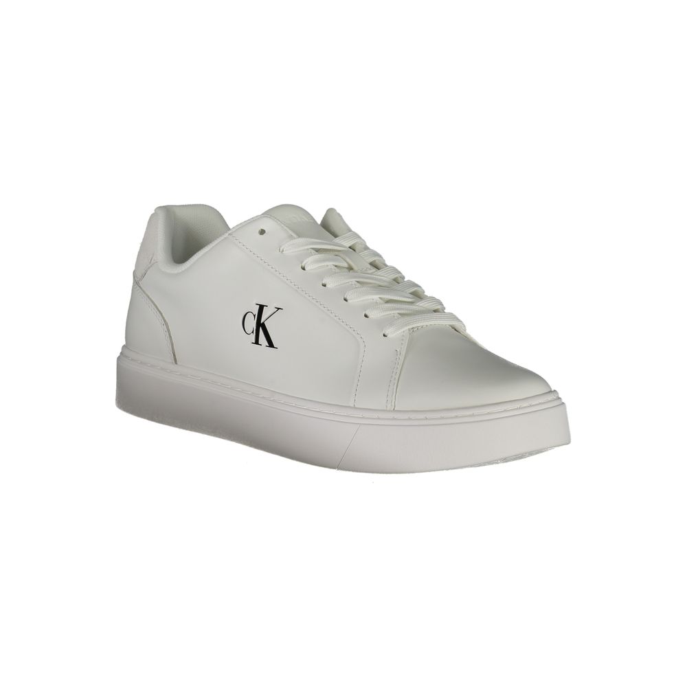 Calvin Klein Bianco Polyurethane Men Sneaker