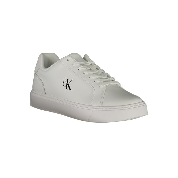 Calvin Klein Bianco Polyurethane Men Sneaker