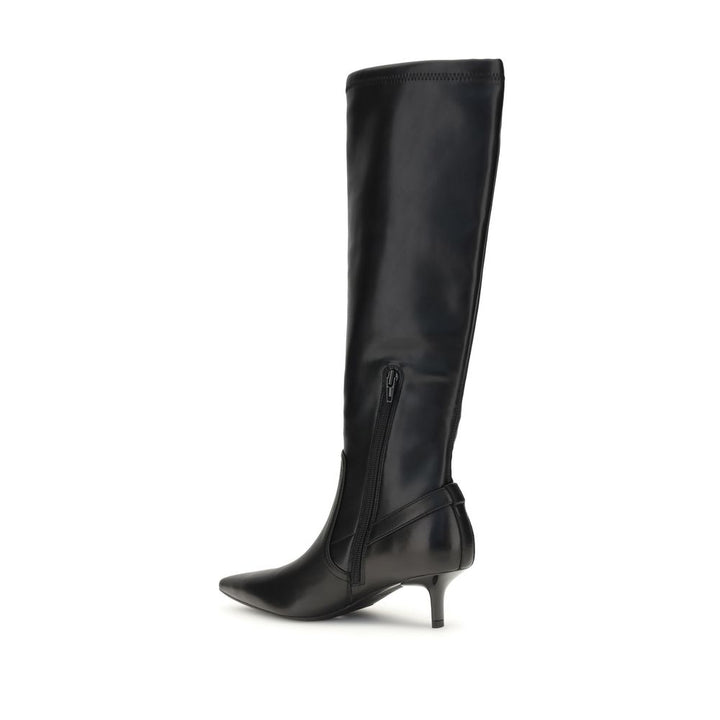 PINKO Black Goatskin Ankle Boots