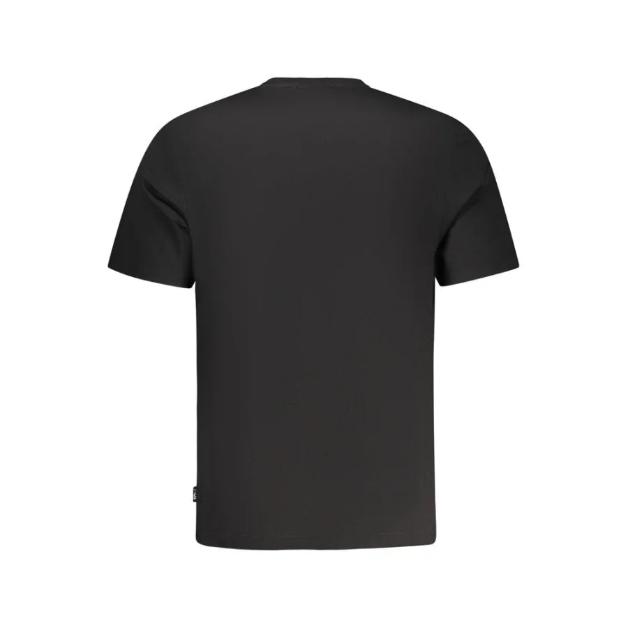 Fila Black Cotton Men T-Shirt