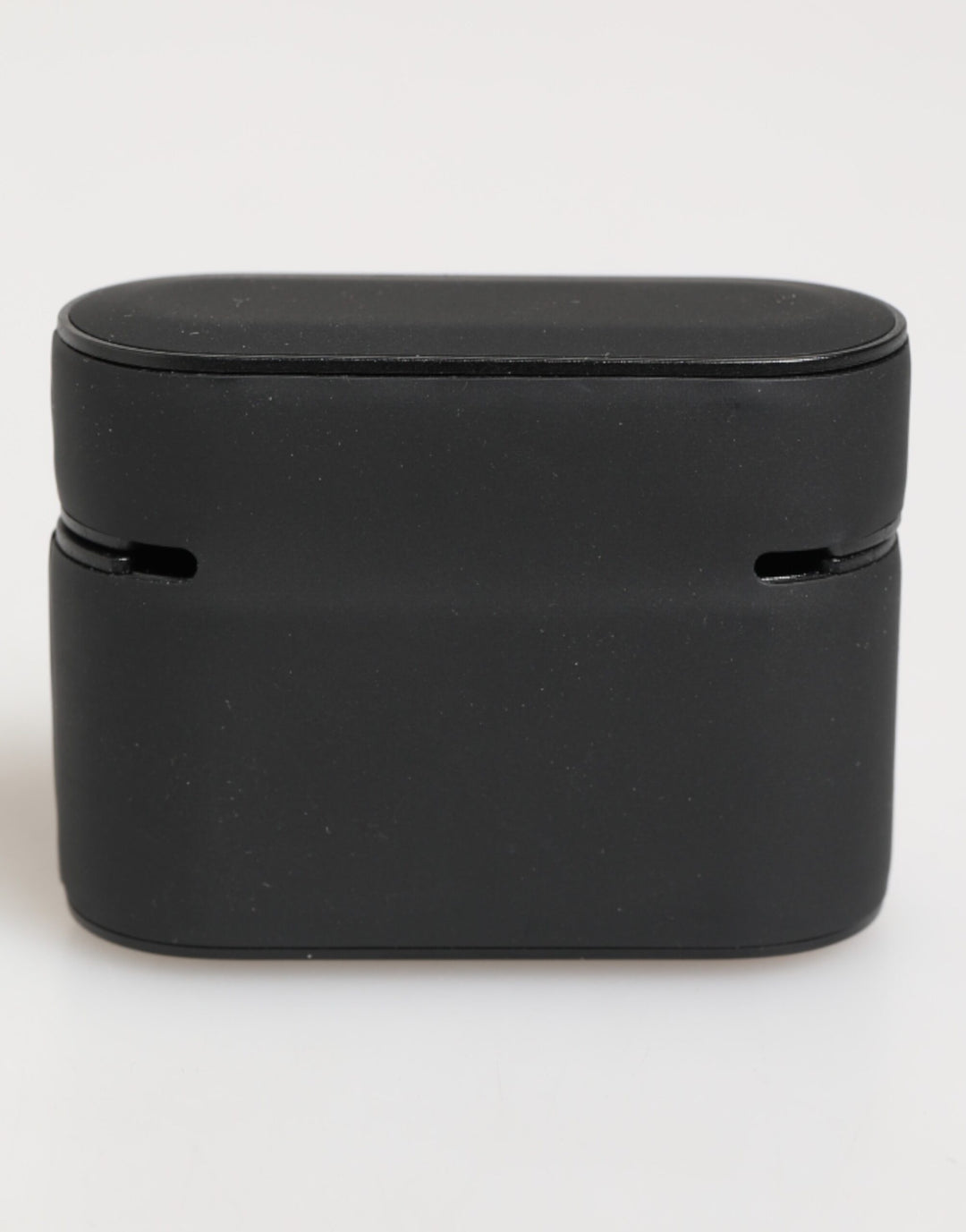 Dolce &amp; Gabbana Black Orange Rubber Logo Embossed Accessory Airpods Case