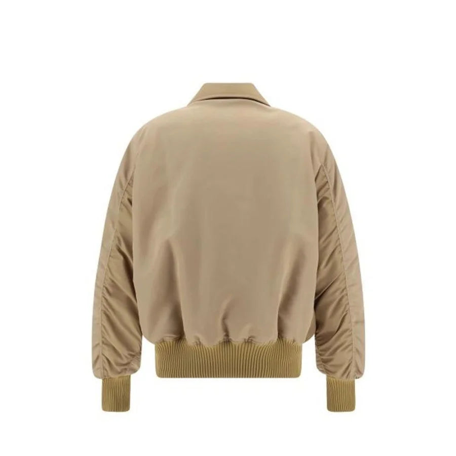 Palm Angels Beige Polyamide Bomber