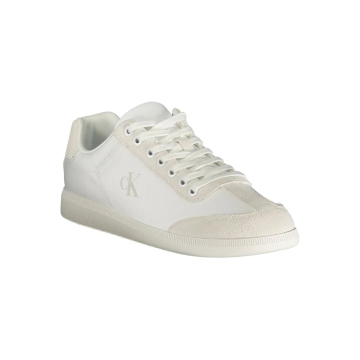 Calvin Klein White Polyester Men’s Sneaker