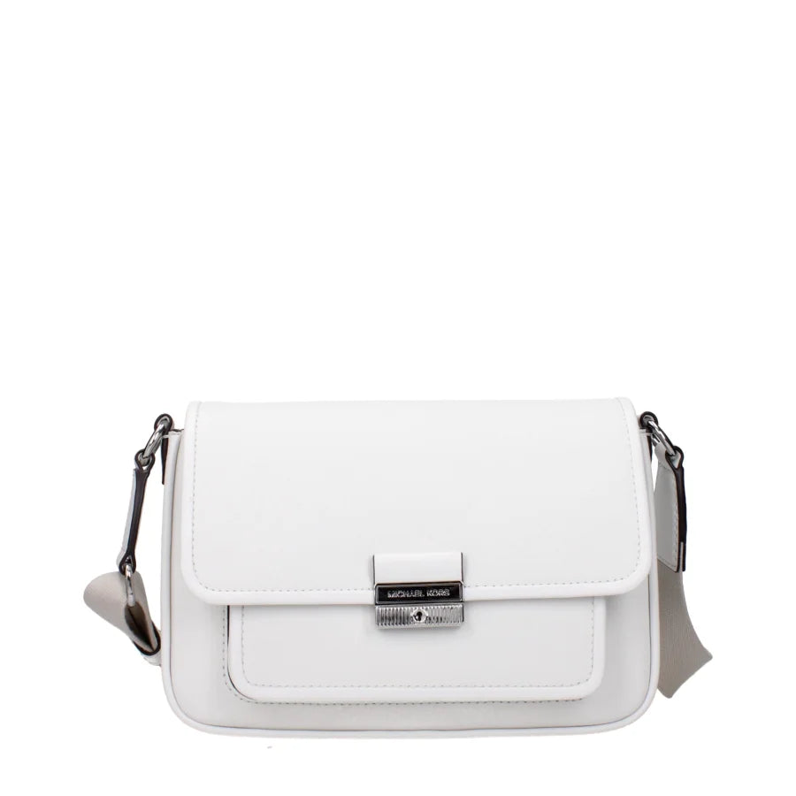 Michael Kors White Leather Crossbody Bag