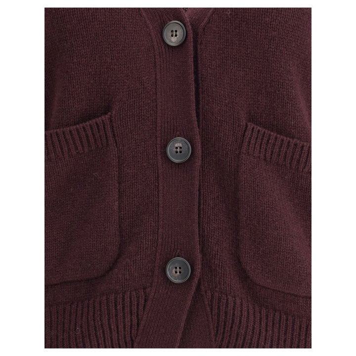Lisa Yang Purple Cashmere Cardigan
