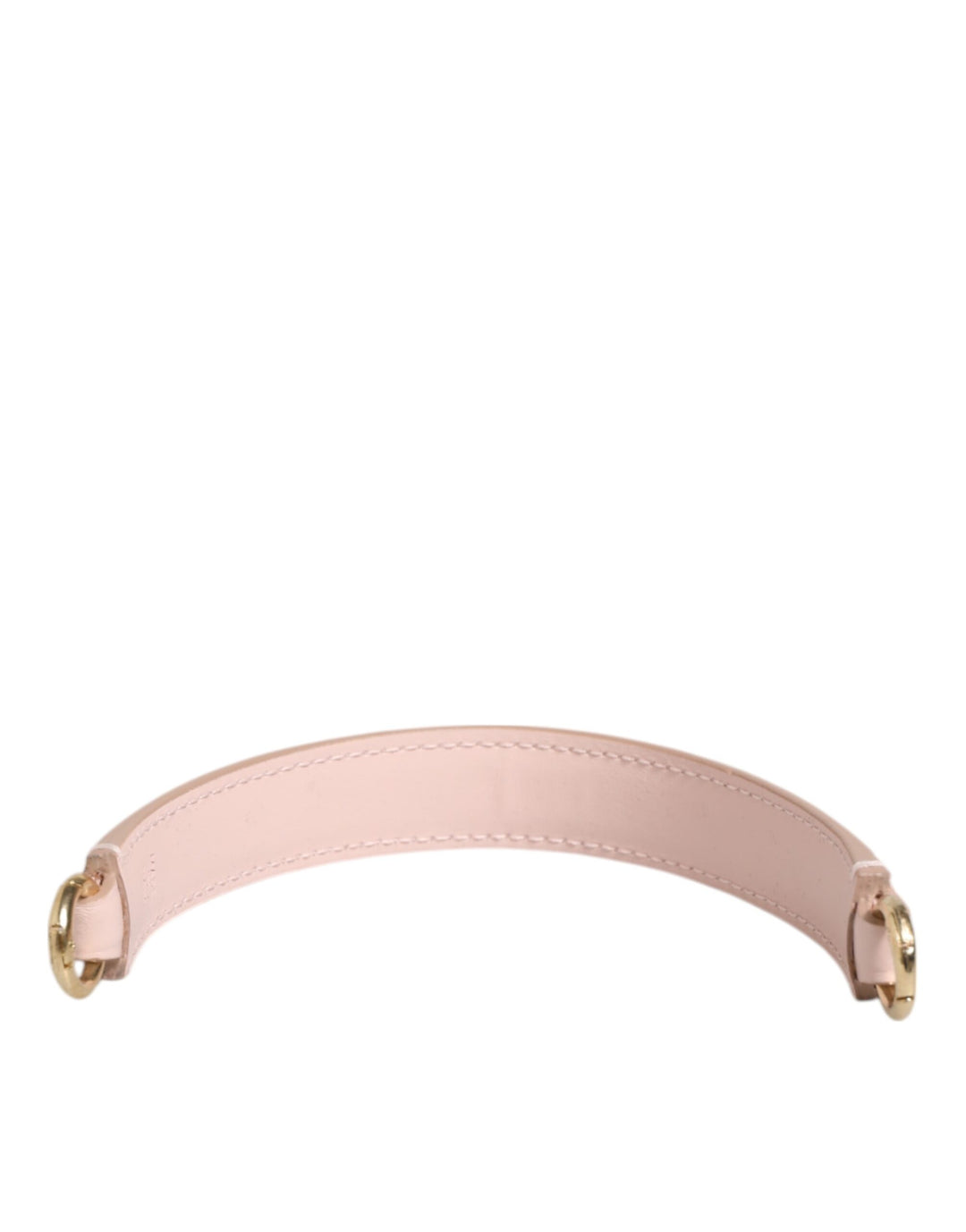 Dolce &amp; Gabbana Strap Pink Leather Gold Tone Big Bag Handle Shoulder Strap