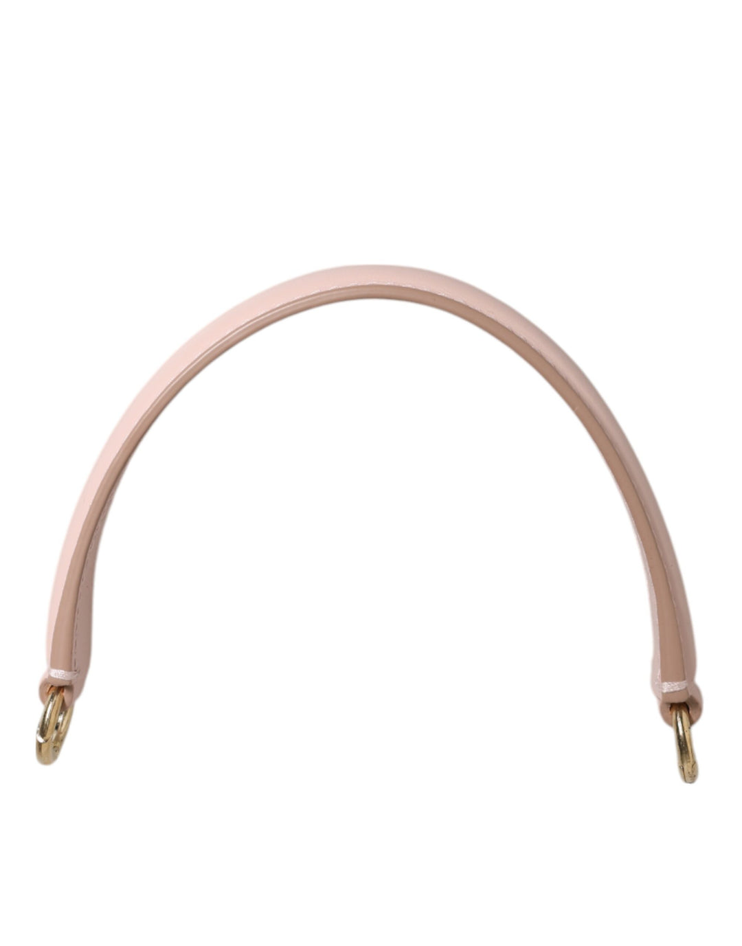 Dolce &amp; Gabbana Strap Pink Leather Gold Tone Big Bag Handle Shoulder Strap