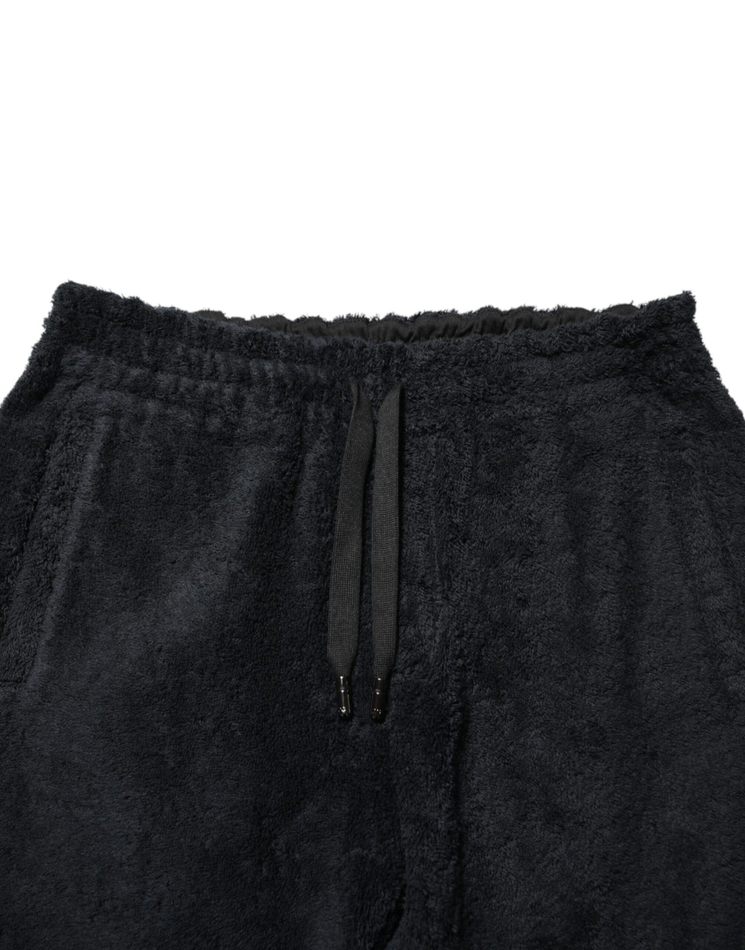 Dolce &amp; Gabbana Black Cotton Logo Men Jogger Sweatpants Pants