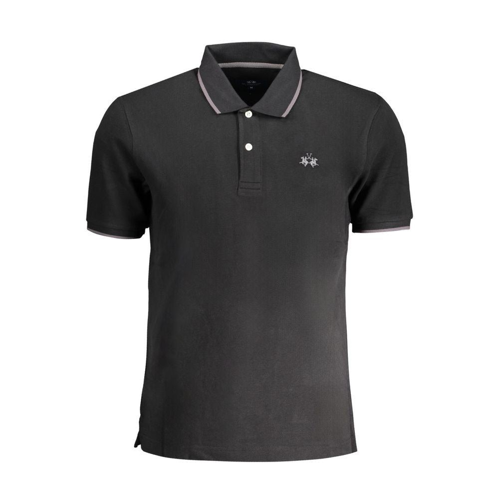 La Martina Black Cotton Men&