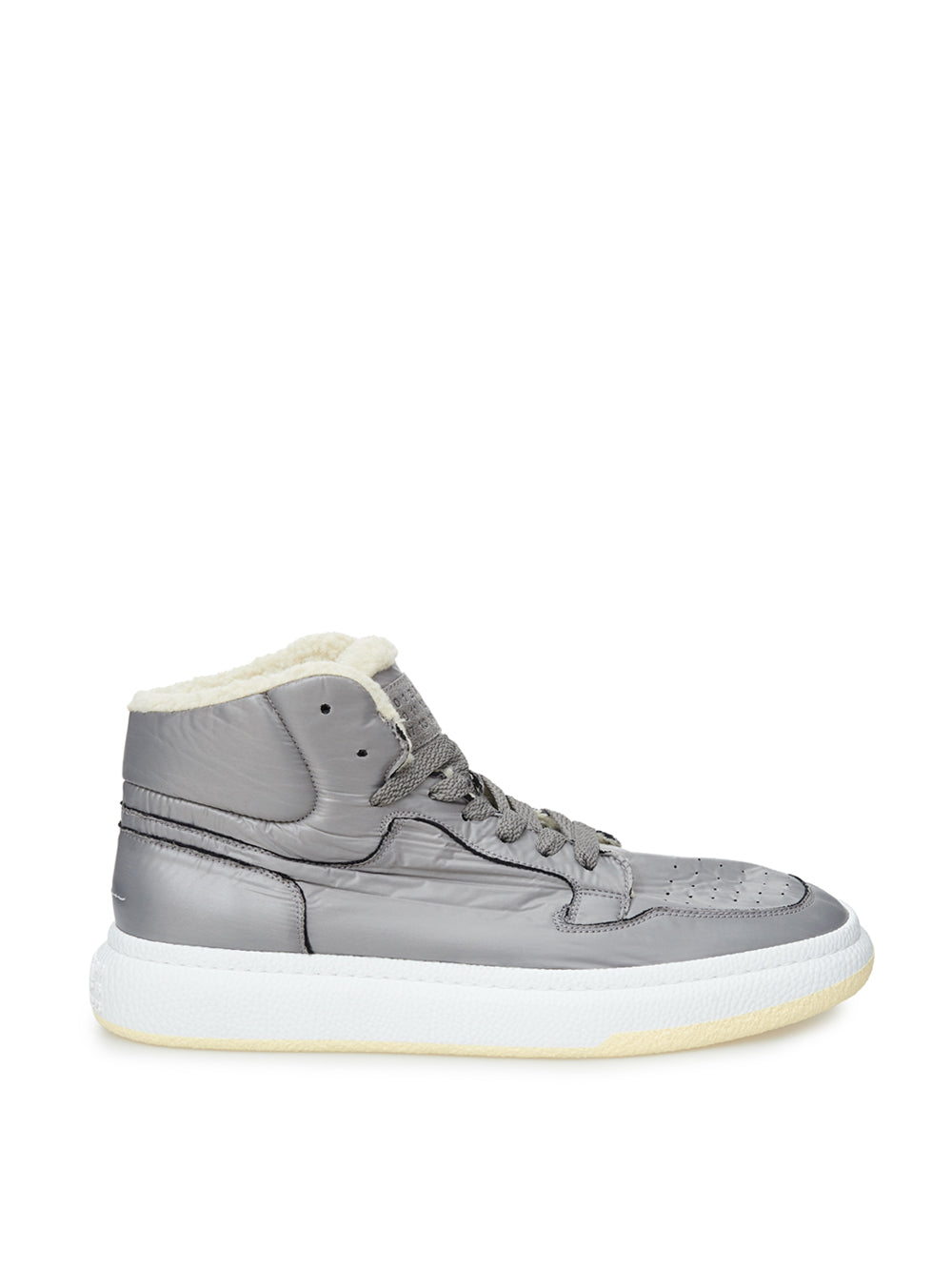 Gris Fury MM6 Maison Margiela Chaussures montantes doublées de fourrure