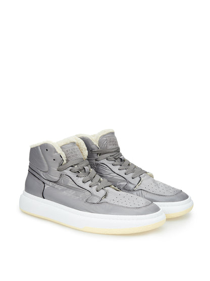 Gris Fury MM6 Maison Margiela Chaussures montantes doublées de fourrure
