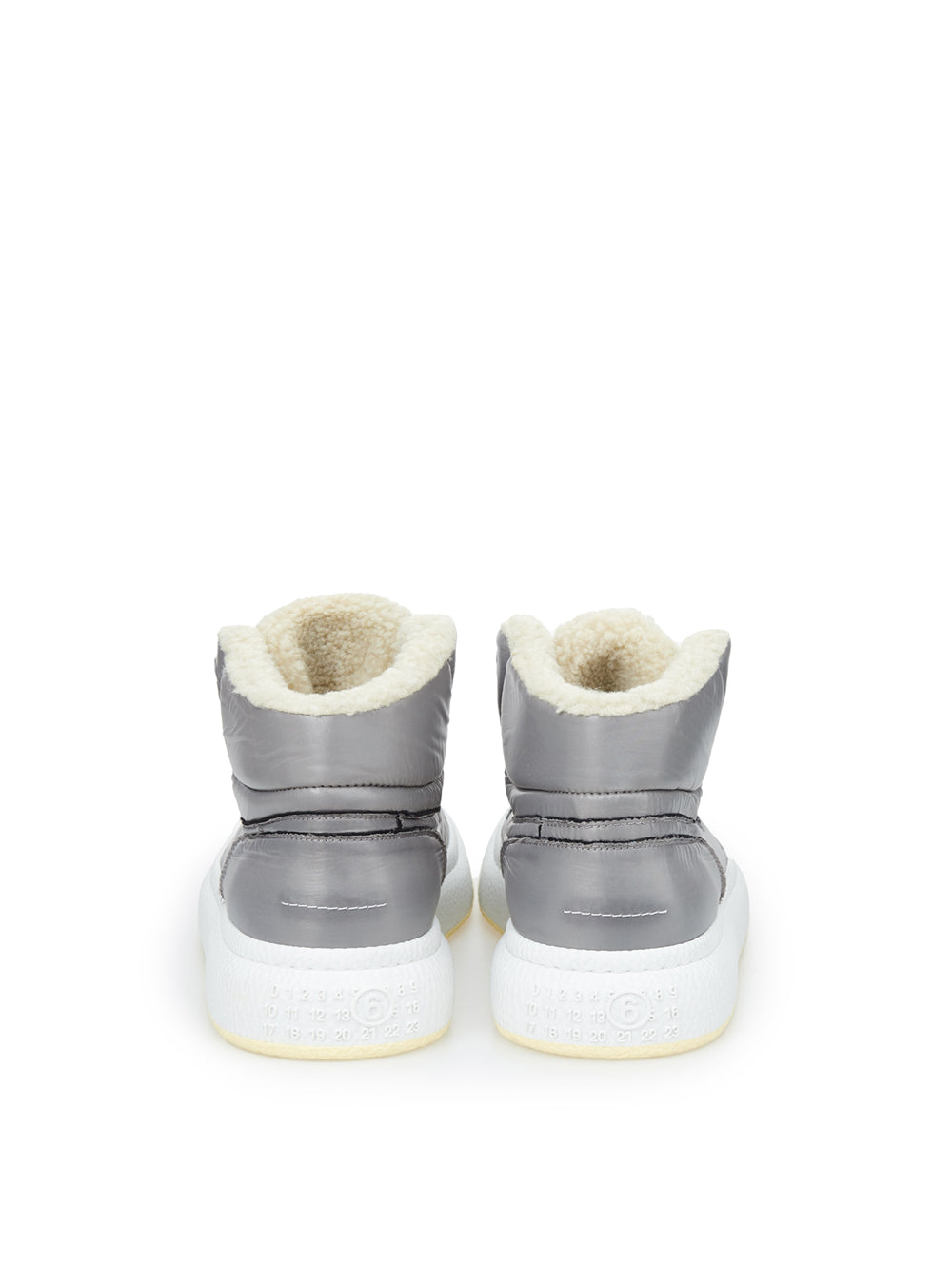 Gris Fury MM6 Maison Margiela Chaussures montantes doublées de fourrure