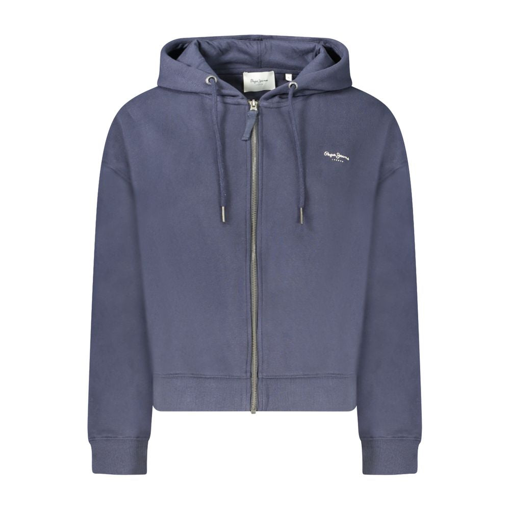 Pepe Jeans Blue Cotton Women's Hoodie