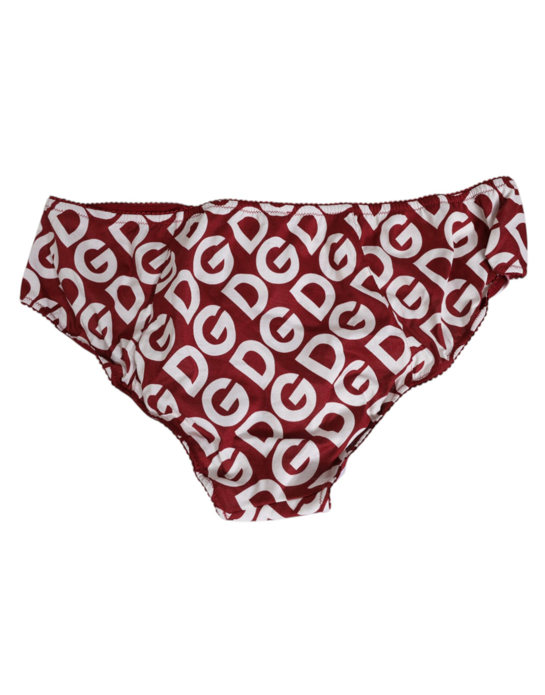 Dolce &amp; Gabbana Bordeaux DG Logo Slip Bottom Brief Underwear