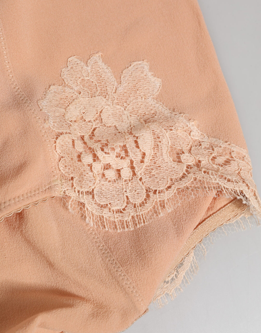 Dolce &amp; Gabbana Beige Silk Stretch High Waist Girdle Underwear