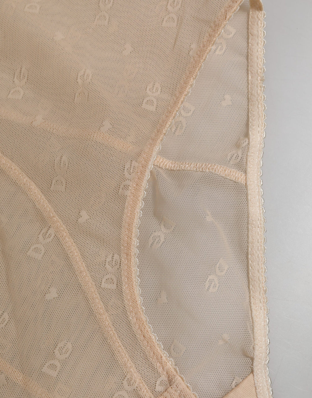 Dolce &amp; Gabbana Beige Nylon High Waist Girdle Panty Underwear