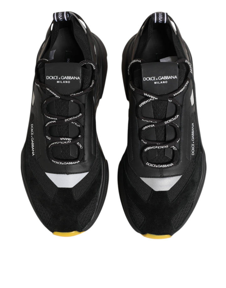 Dolce &amp; Gabbana Black Daymaster Low Top Men Sneakers Shoes