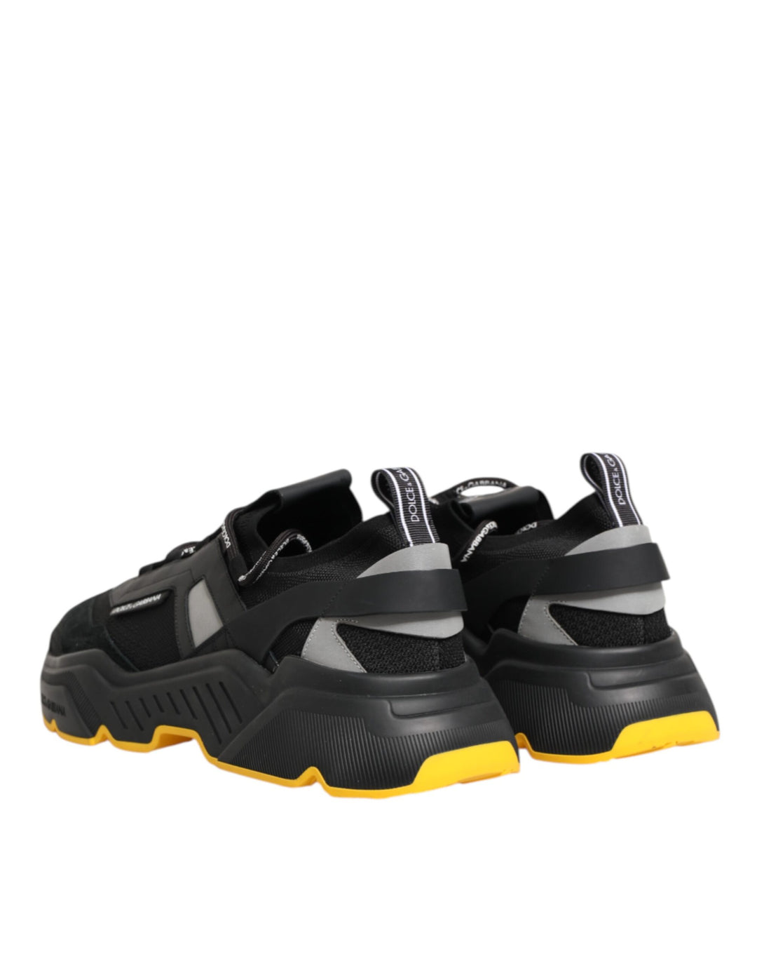 Dolce &amp; Gabbana Black Daymaster Low Top Men Sneakers Shoes