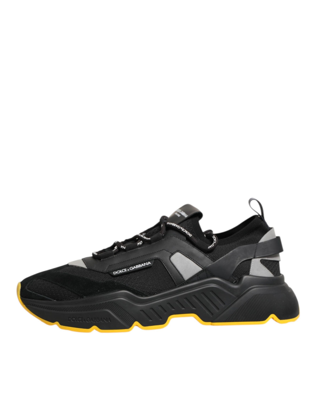 Dolce &amp; Gabbana Black Daymaster Low Top Men Sneakers Shoes