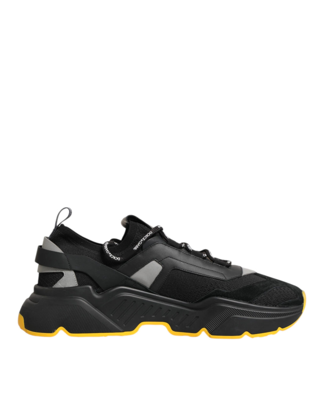 Dolce &amp; Gabbana Black Daymaster Low Top Men Sneakers Shoes