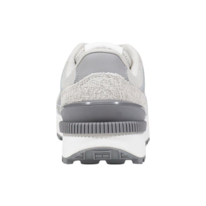 Tommy Hilfiger Jeans Gray Suede Leather Athletic Sneakers